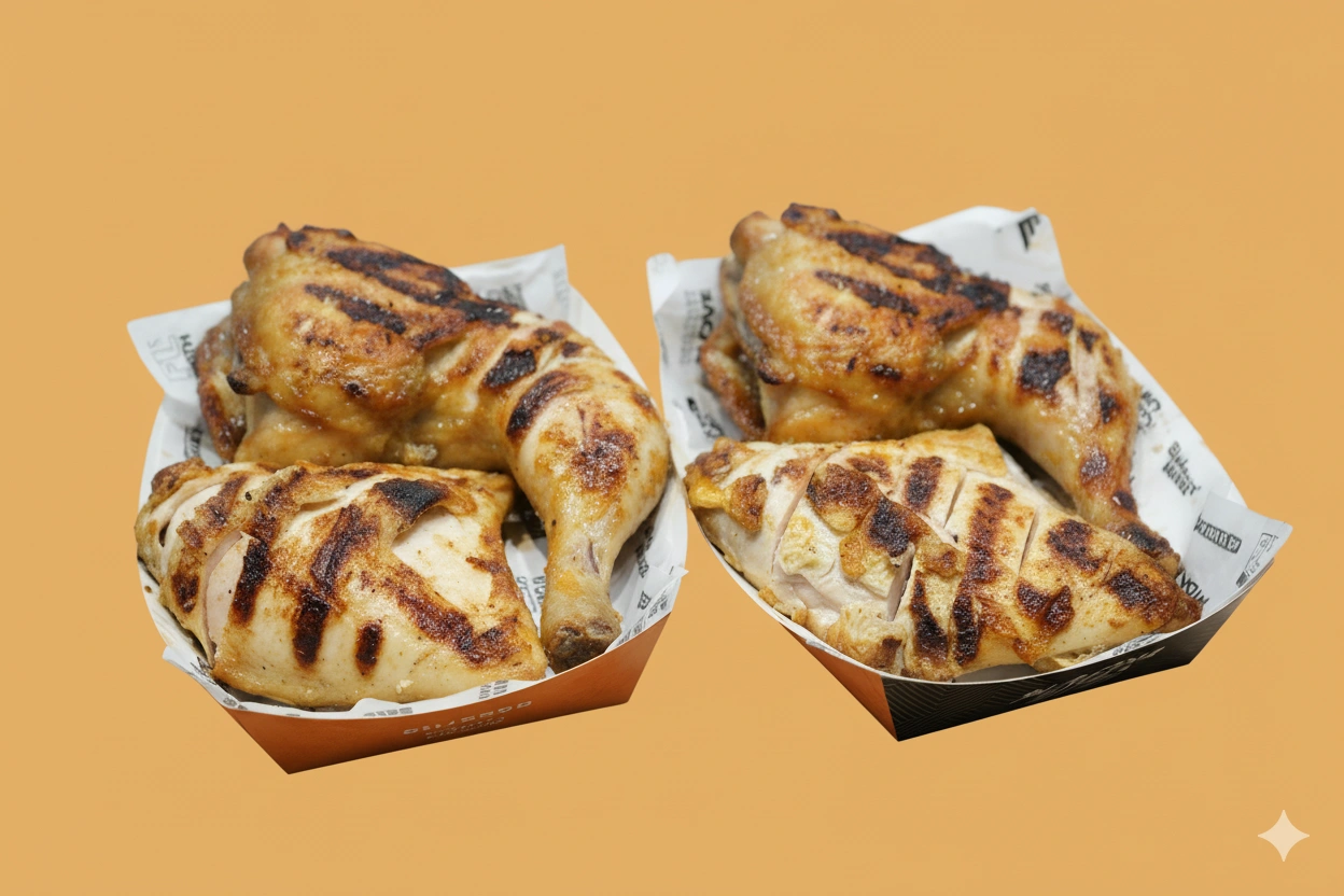 Full piri piri grilled chicken
